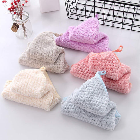 Small Towels with Hanging Loop?Hand Dry Towels for Kitchen & Bathroom, Super Absorbent Soft Small Hanging Towel Set with Hanging Loop, Machine Was...