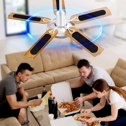 5pcs Ceiling Fan Filters, Activated Carbon Air Filters Ceiling Fan Air Purifier Pads Ceiling Fan Air Filter for Home Office Keep Air Fresh...