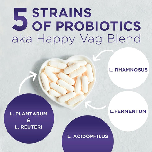 Probiotics for Women's Digestive Health, 50 Billion CFU for Vaginal pH, Gut Health & Immune Support, Daily Probiotic Supplement for Feminine Healt...