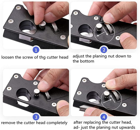 szhdxsy, Wood Planar carpenter's edge trimming tool, suitable for manual chamfering and planing of wood quick trimming,for Quick Edge Trimming and...