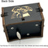 Pursuestar SpAway Always with me Wind Up Music Box, Vintage Engraved Wood Mechanism Musical Gifts for Anime Fans Birthday Valentine's Day Christma...