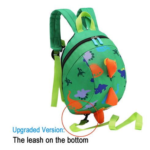 DB Dinosaur Toddler Mini Backpack with Leash, Children Kids Baby Harness Bookbag (Green)...