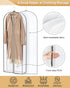 MISSLO 65" Clear Garment Bags for Hanging Clothes 4" Gusseted Dress Bags for Gowns Long Dress Cover for Closet Storage Dress Protector Bag, 2 Pack...