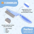Dog Face Comb, Flea Comb for Dogs, Fine Tooth Tear Stain Remover Metal Comb, Removes Crust, Mucus, and Stains, Face Brush for Poodles & Other Bree...