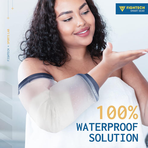 FIGHTECH PICC Line Shower Cover | Available in 3 Sizes | Reusable IV & PICC Line Sleeve | Waterproof Cast Cover for Elbow | PICC Line Covers for U...