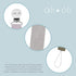 Ali+Oli Linen Strap Pacifier Clip (Night) Set of 3 (10" x 1") Baby Pacifier Holder for Newborn Pacifiers & Teethers, Binky Clips, Silicone-Free Pa...