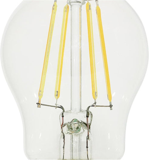 Westinghouse 5316620 4.5 Watt (40 Watt Equivalent) A15 Dimmable Clear Filament LED Light Bulb, Medium Base, 6 Pack...