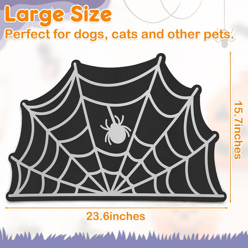 Pet Mats for Food and Water Dog Cat Food Mats Pet Feeding Mat Anti-Slip No Stains Quick Dry Floors Waterproof Placemat for Pet Food Water Bowl Mat...
