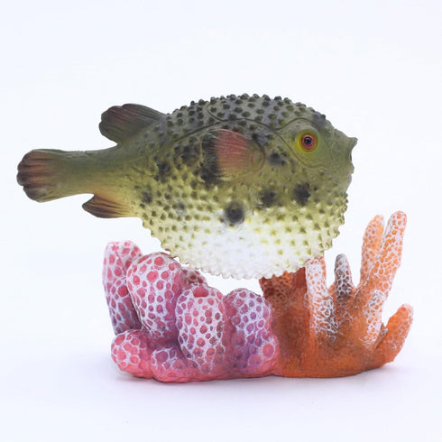 Gemini&Genius Pufferfish Toys for Kids, Realistic Puffer Fish Action Figures, Blowfish Toys, Under The Sea Life Figure Educational Gifts, Displays...