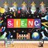Science Party Banner Decorations Black Mad Sciencist Birthday Party Banner for Boy Girl Kid Decorations Laboratory Party Sign Little Fun Scientist...