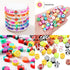 1000PCS Polymer Clay Beads Bracelet Making kit, 24 Style Cute Fun Beads Fruit Beads Charms for Jewelry Necklace Earring Making DIY Accessories for...