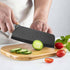 Ceramic Vegetable Knife 6in with Steath,Lettuce Knife Vegetable Cutting Knife Suitable for Fruits,Meat,Ceramic Chef Knife Nakiri Knife Black...