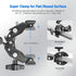 NEEWER Super Clamp with 3" Dual Ballhead Magic Arm, Ball Head Adapter, Cold Shoe, Phone Holder, Action Camera Clamp Mount for Flat/Round Surface C...