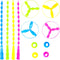 Big Mo's Toys Flying Discs - Twist Disc Flyer Saucers with Launchers for Party Favors and Prizes Outdoor Toy - 40 Sets...