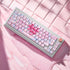 Hyekit PBT Keycaps - Cherry Profile Custom Keycaps, 144 Keys, Dye-Sublimation, Bleeding Love Theme Keyboard Keycap Set for Mechanical Keyboard, Ke...