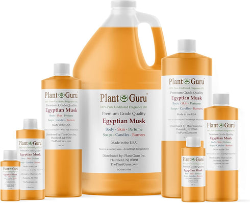 Egyptian Musk Fragrance Oil 8 fl. oz. Scented Oil for DIY Soap Making, Candles, Bath Bombs, Body Butters. Used in Aromatherapy Diffusers, Burners ...