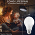 LUXRITE A19 LED Light Bulb 60 Watt Equivalent, CRI90, 5CCT 2700K 3000K 3500K 4000K 5000K, Dimmable, 800LM, Standard LED Light Bulbs 9W, E26 Base, ...
