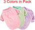 Dog Sweater, 3 Pack Dog Sweaters for Small Medium Dogs or Cat, Warm Soft Flannel Pet Clothes for Dogs Girl or Boy, Dog Shirt Coat Jacket (Large, P...