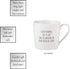 Creative Brands Faithworks - Inspirational White Bone China Café Mug/Cup, 14-Ounce, Good Morning This is God...