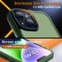 for iPhone 14 Phone Case, Shockproof for iPhone 13 Case, Military Grade Drop Protection, Protective Hard Back Slim Translucent Case for iPhone 13/...