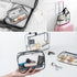 APREUTY Clear Makeup Bags, TSA Approved 6 Pcs Cosmetic Makeup Bags Set Clear PVC with Zipper Handle Portable Travel Luggage Pouch Airport Airline ...