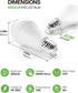 A19 LED Light Bulbs 100 Watt Equivalent Daylight 5000K, 13W 1500LM Super Bright LED Bulb, E26 Base, Energy Saving, 20000+ Hours Longevity, Non-Dim...