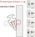 Portable Door Lock for Travel Door Lock Hotel Room Security Devices Apartment Jammer Additional Safety for Traveling Home College 2022 upgrade (Re...