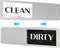 Dishwasher Magnet Clean Dirty Sign, Clean Dirty Magnet for Dishwasher, Modern Kitchen Decor, Magnetic Dish Washer Sign Indicator, Sliding Rustic D...