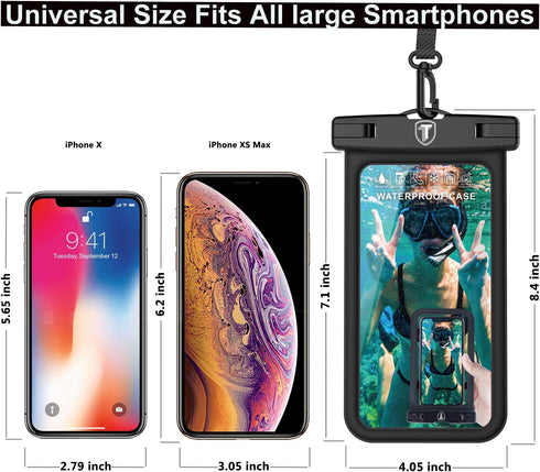 Takfox [Floating Waterproof Phone Pouch for Samsung Galaxy S24 Ultra S23 Plus S22+ S21 Note 20 Ultra A14 A03S A13 A23 A51 A71 A54 A15 5G iPhone 15...