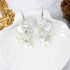 AeraVida Enchanting Cluster of White Kabibe Shell Circles Handcrafted Dangle Earrings, 1.22x2.83 in...
