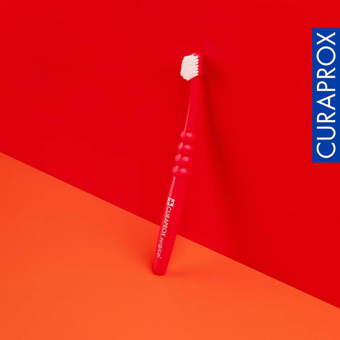Curaprox CS Surgical Mega-Soft Toothbrush, Red...