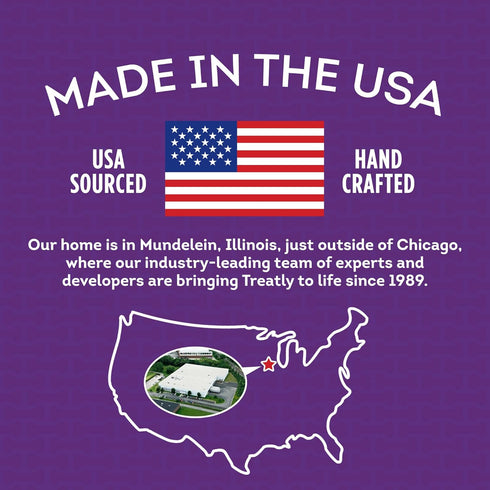 USA Beefhide Chip Rolls 5-6" Dog Chew Treats - Peanut Butter Flavor, 20 Count/1 Pack...