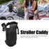 Stroller Accessories, Stylish Comfortable Durable Wearable Stroller Caddy with Sticker for Daily Use for Travel...