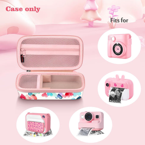Fintie Kids Camera Case Compatible with ESOXOFFORE, MINIBEAR, Dylanto, WEEFUN and More Instant Camera for Kids Digital Video Cameras, Hard Carryin...