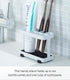 YAMAZAKI home 6802 Toothbrush and Toothpaste Holder for Bathroom Countertop, One Size, White...
