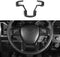 Carbon Fiber Steering Wheel Panel Compitable with Ford F150 2015-2020 Interior Accessories (ABS,1PC)...