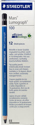 STAEDTLER Mars Lumograph Writing, Drawing, Sketching Pencil (Box of 12) (EE)...