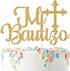 Spanish Mi Bautizo Cake Topper for Baby Shower Party Decor, Mi Primera Comunion, Baby's 1st Birthday/Gender Reveal/Baby Baptism Party Decoration S...