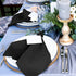 ANECO 12 Pieces Satin Napkins Soft Dinner Napkins Square Table Napkins 17 x 17 Inches for Restaurant Weddings Party Dinner Decoration (Black)...