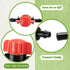 50 Pcs 1/4 Inch Barbed Shut Off Valve Drip Irrigation Tubing Coupling Valve Universal Drip Irrigation Valve for 1/4" Tubing Greenhouses Flowers Be...