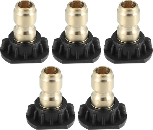 X AUTOHAUX High Pressure Washer Spray Nozzle Tips Quick Connector Black 5 Pcs...
