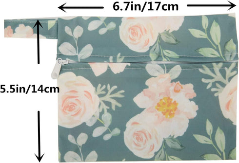 5 XS Panty Liners 1 Wet Bag Cloth Menstrual Pads Reusable Washable (Deers, XS Panty Liners)...