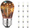 Svater S14 LED Bulbs for Outdoor String Light, E26 Base Shatterproof Replacement Bulbs, 1W Bulb Equal to 11W Incandescent, Dimmable, Waterproof, 2...