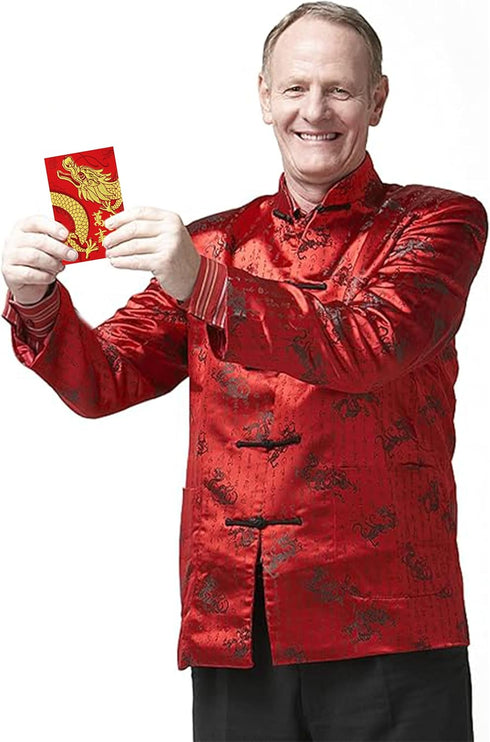 12 Patterns 72 Pcs Chinese New Year Red Envelopes, Year of The Dragon Red Packets, Spring Festival Hong Bao Embossed in Gold for Lucky Money and L...