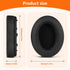 Replacement Ear Pads for Sony WH-1000XM4 (WH1000XM4) Headphones, Replacement Ear Pads for Sony with Noise Cancelling Foam, Soft Protein Leather, B...