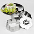NEWLINE NY Stainless Steel Dessert Rings (4 Pcs) Flower Shape Molded Appetizers Salads Pastries Mousse Molding Layering Cutter...