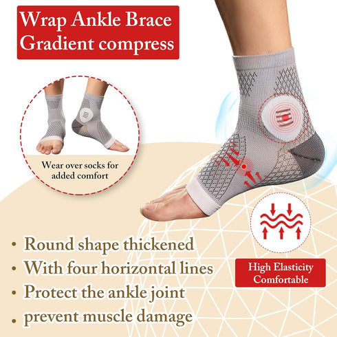 3Pairs Neuropathy Socks - Soothe Relief Compression Socks 20-30 mmHg - Comprex Ankle Sleeves for Arch Support, Achilles Tendonitis, and Foot Pain ...