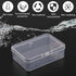 6 PCS Mini Clear Plastic Storage Containers Box Case with Lids Clear Rectangle Box Small Clear Container for Small Items and Other Craft Projects,...
