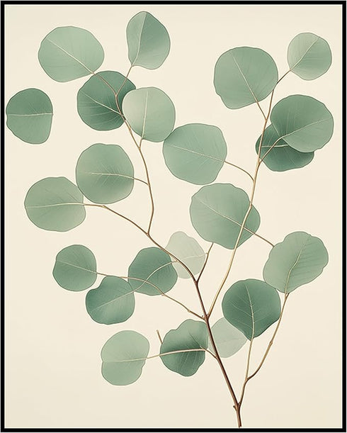 Posterizer 1 pcs-plant leaves-Chic Dainty art for plant lovers 7-Floral & Botanical Art-Workplace & Office Art-Living Room Bedroom Decor- unframed...