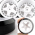4PCS 12mm Hub Wheels,1 : 10 Hard Plastic RC Drift Cars Tires for Traxxas HSP Tamiya HPI Kyosho On-Road Drifting Car(White)...